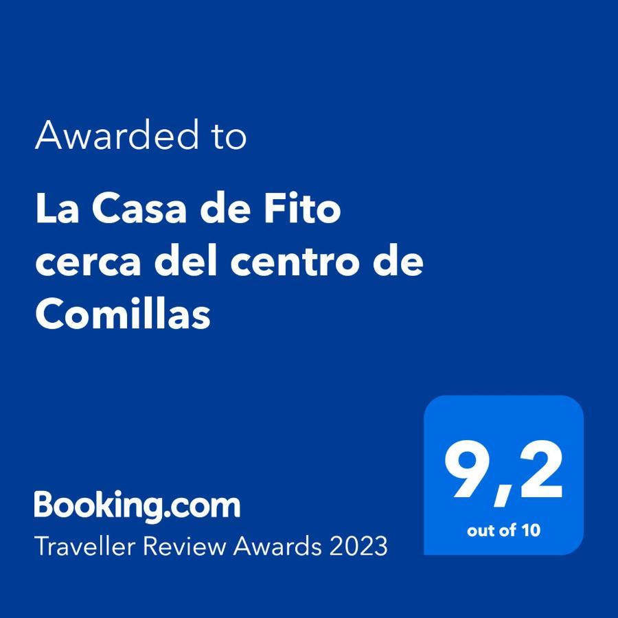 La Casa De Fito Cerca Del Centro De Comillas Bagian luar foto